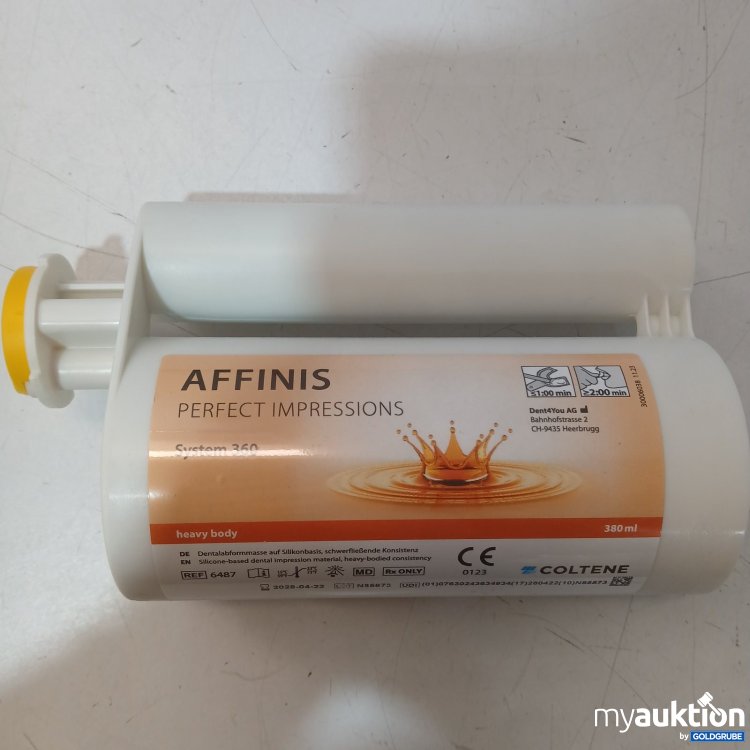 Artikel Nr. 524876 Artikel Nr. 524876: Coltene Affinis Perfect Impressions heavy body Sytem 360 Dentalabformmasse auf Silikonbasis 380 ml