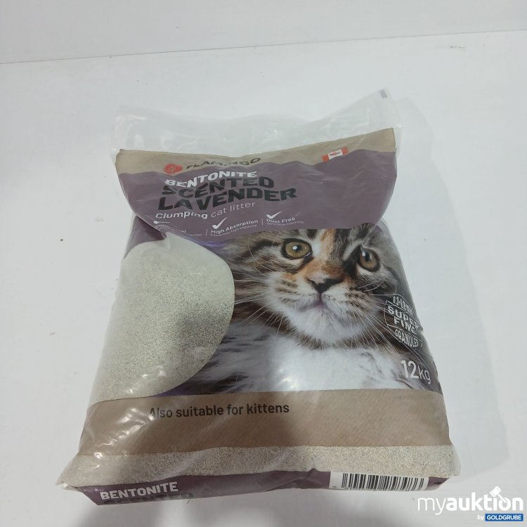 Artikel Nr. 801876 Artikel Nr. 801876: Flamingo Bentonite Scented Lavender clumping cat litter 12kg