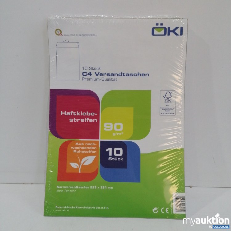 Artikel Nr. 832876: Öki C4 Versandtaschen  4x10stk