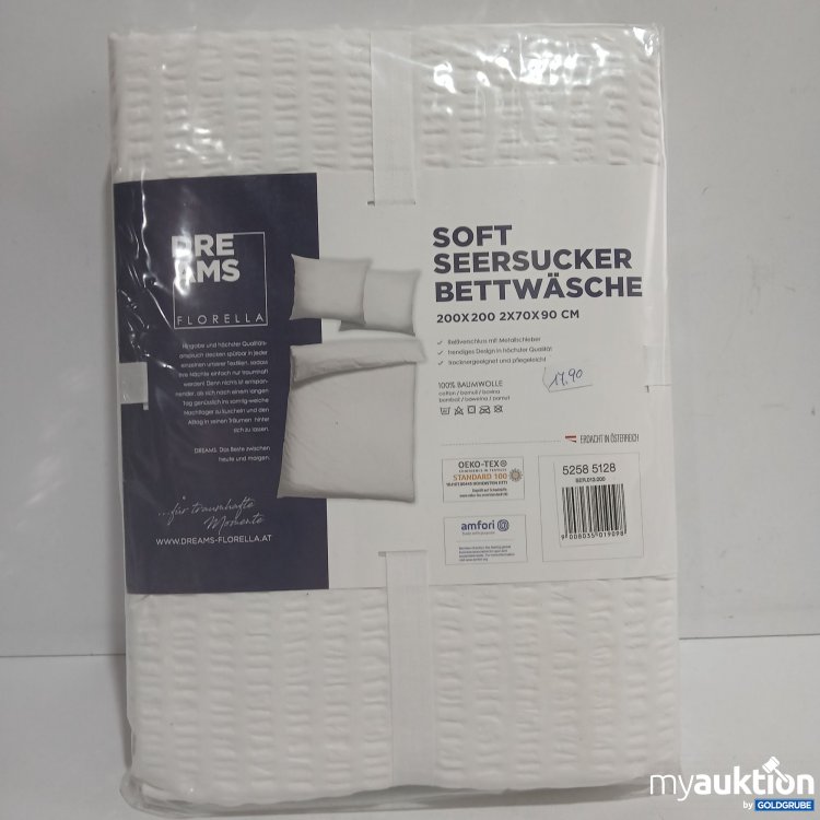 Artikel Nr. 902876: Dreams Florella Soft Seersucker Bettwäsche 200x200cm 2x70x90cm 