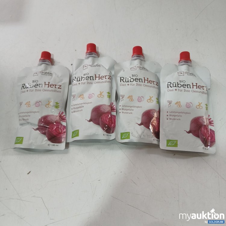 Artikel Nr. 976876 Artikel Nr. 976876: Fitrabbit Functional Drinks Bio Rüben Herz je 100ml
