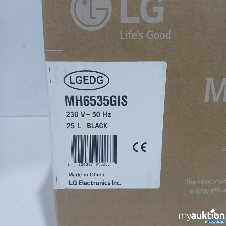 Artikel Nr. 978876 Artikel Nr. 978876: LG Microwave Oven SmartInverter MH6535GIS 25L Black
