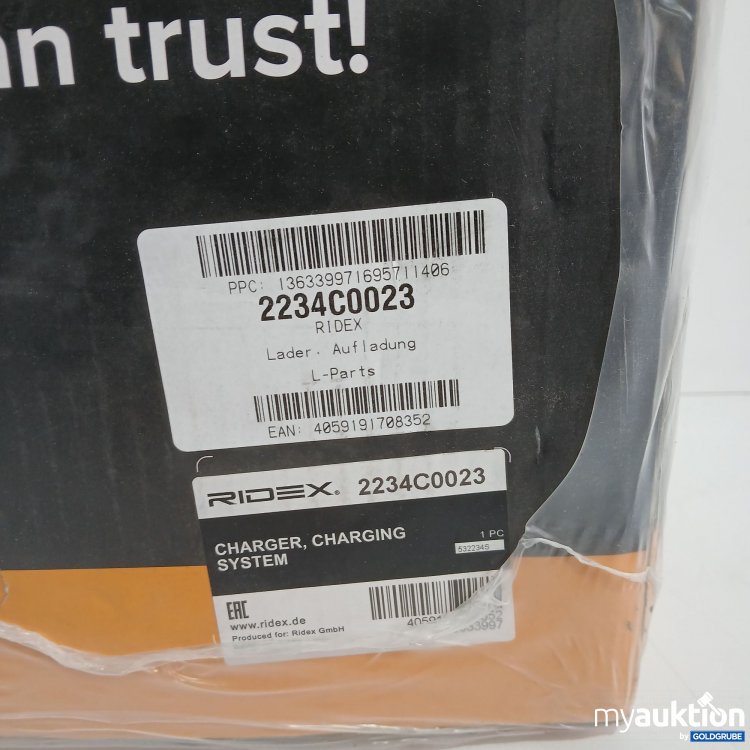 Artikel Nr. 439877 Artikel Nr. 439877: Ridex Turbolager 2234C0023