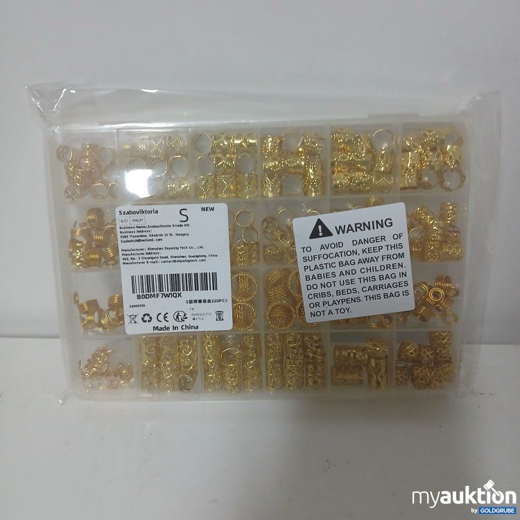 Artikel Nr. 916877: 220 Stück Gold-Haarschmuck