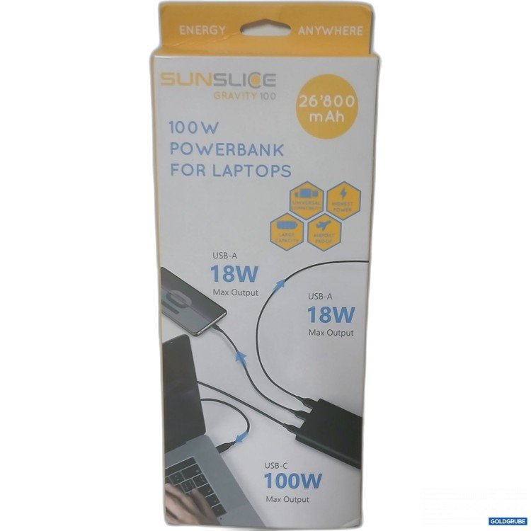 Artikel Nr. 917877: SunSlice 100W Powerbank for Laptops