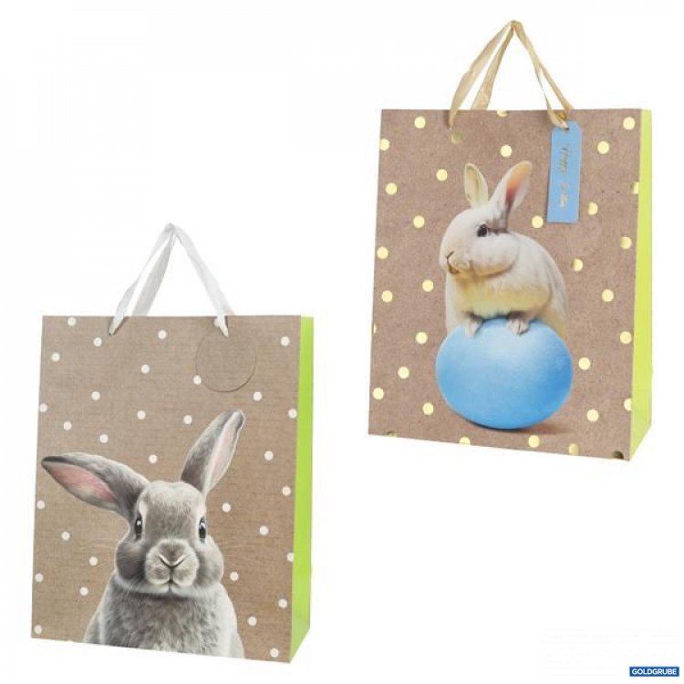 Artikel Nr. 922877: Geschenktüte Ostern, Hase, 2/s, L, ca. 32cmH