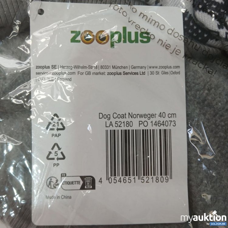 Artikel Nr. 930877 Artikel Nr. 930877: zooplus Hundemantel Norweger 40 cm