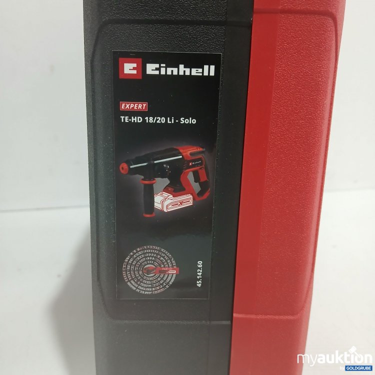 Artikel Nr. 956877: Einhell Akku-Bohrhammer TE-HD 18/20 Li-Solo 45.142.60 