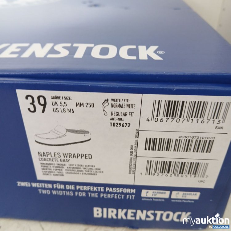 Artikel Nr. 958877: Birkenstock Naples Wrapped Grau 39
