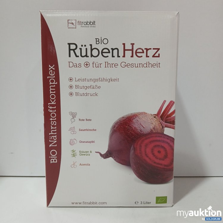 Artikel Nr. 976877 Artikel Nr. 976877: Fitrabbit Functional Drinks Bio Rüben Herz 3L