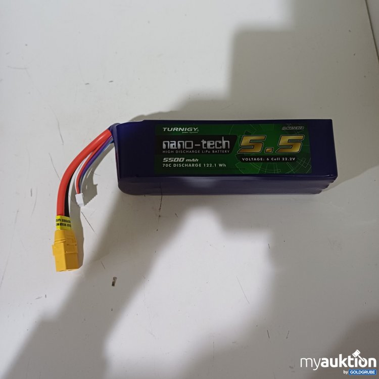 Artikel Nr. 447878 Artikel Nr. 447878: Turnigy nano-tech LiPo Akku 5.5 5500 mAh 6 Cell 22.2 V