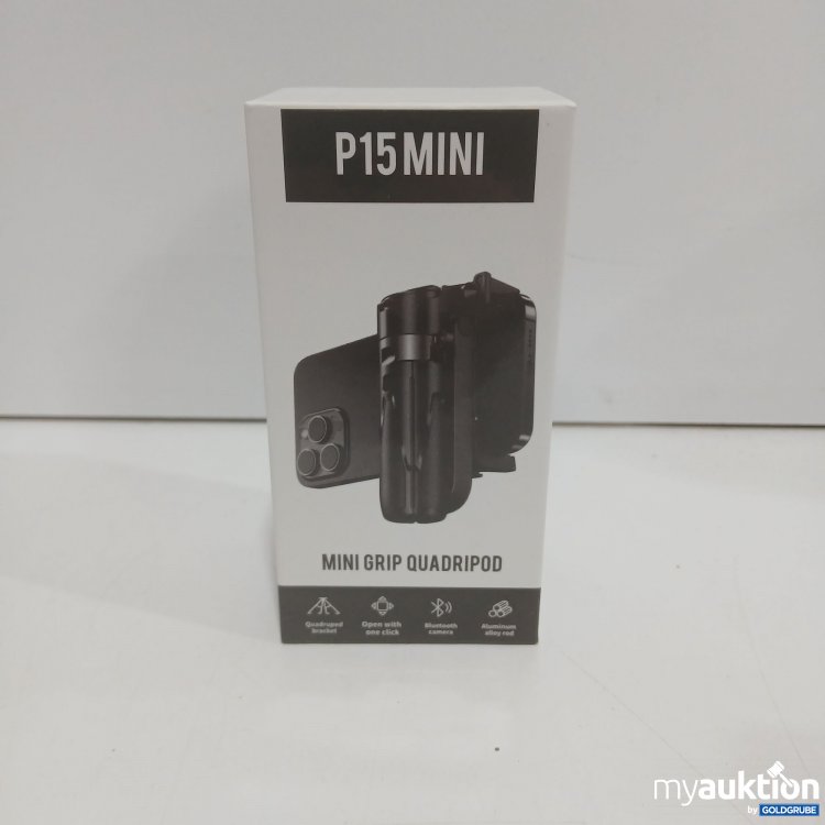 Artikel Nr. 523878: P15 Mini Grip Quadripod Aluminium 