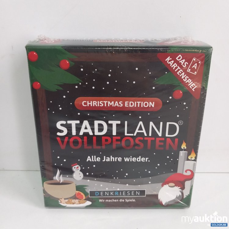 Artikel Nr. 821878: Denkriesen Stadt Land Vollpfosten Christmas Edition Kartenspiel 
