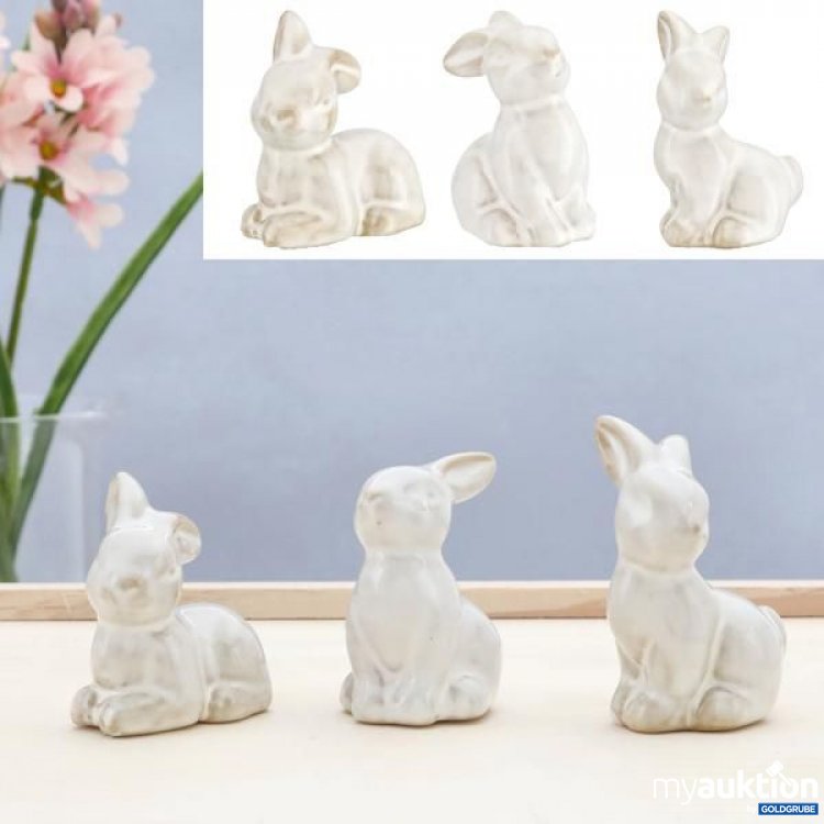 Artikel Nr. 922878:  Hase sitzend, weiß, 5x3cm