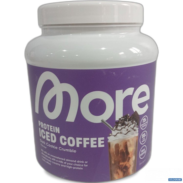 Artikel Nr. 979878 Artikel Nr. 979878: More Protein Iced Coffee Dark Cookie Crumble Flavour 500g