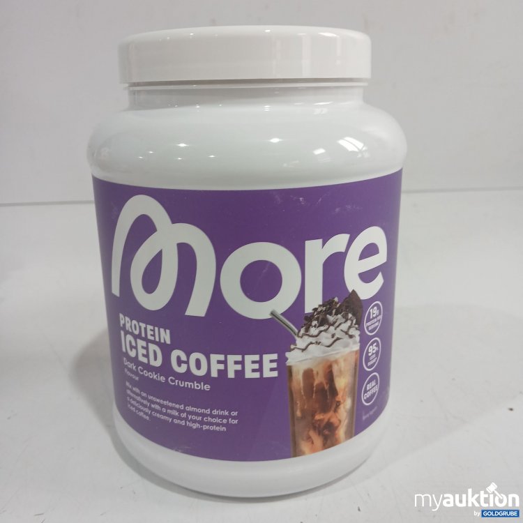 Artikel Nr. 979878 Artikel Nr. 979878: More Protein Iced Coffee Dark Cookie Crumble Flavour 500g