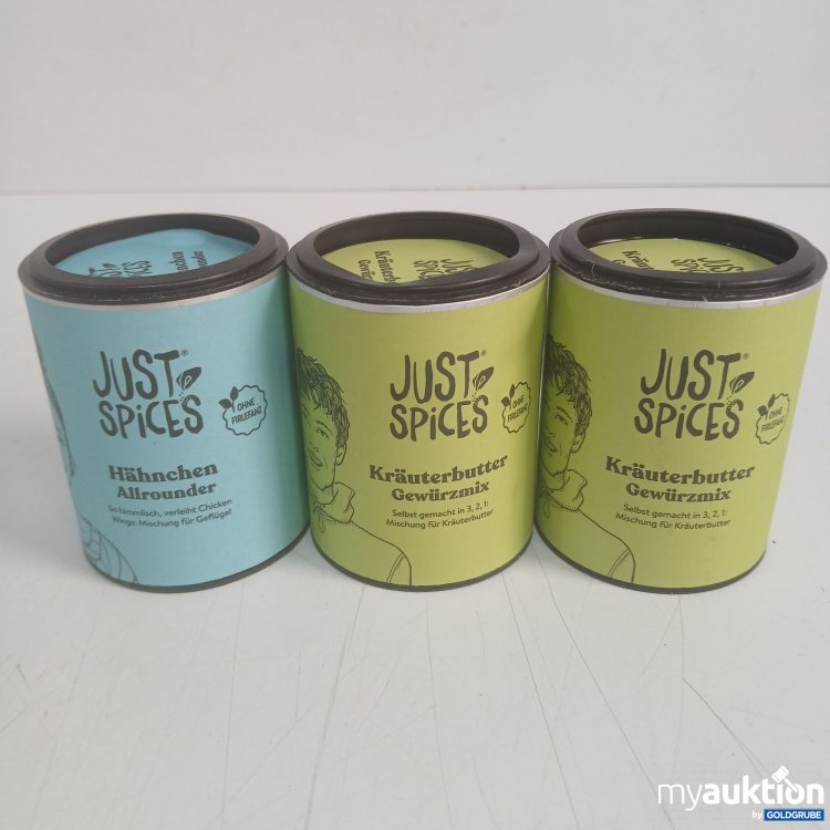 Artikel Nr. 984878 Artikel Nr. 984878: Just Spices Hähnchen Allrounder 79g + 2x Kräuterbutter Gewürzmix 30g