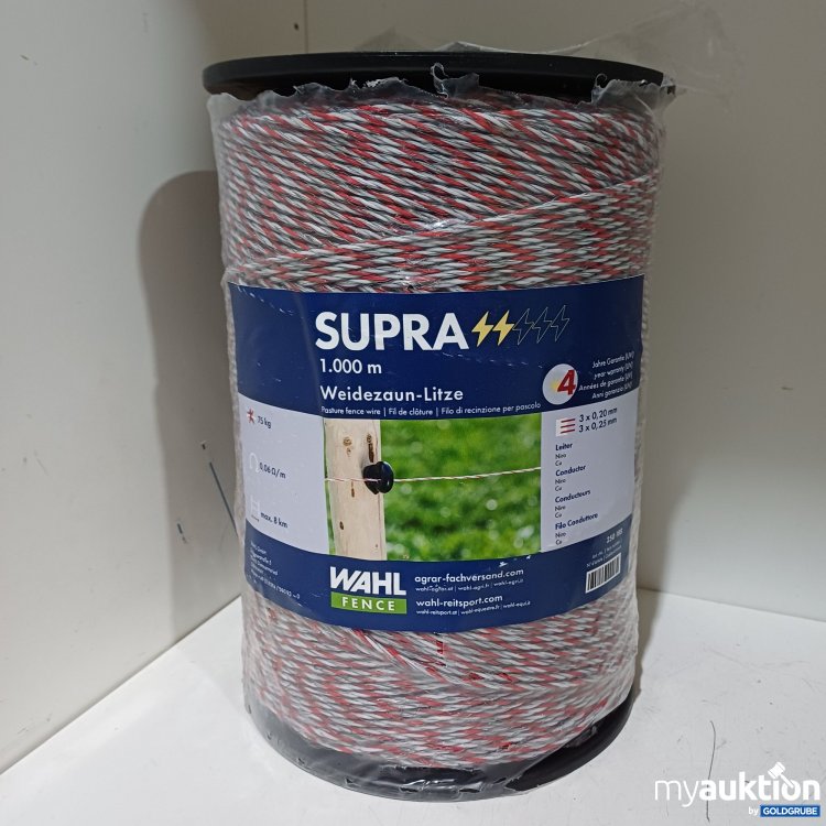 Artikel Nr. 986878: WAHL-FENCE Weidezaunlitze SUPRA 1000m