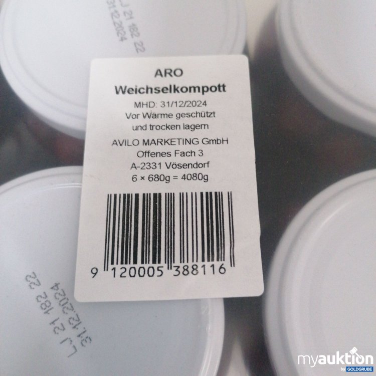 Artikel Nr. 224879 Artikel Nr. 224879: Aro Weichselkompott entsteint 6x680g