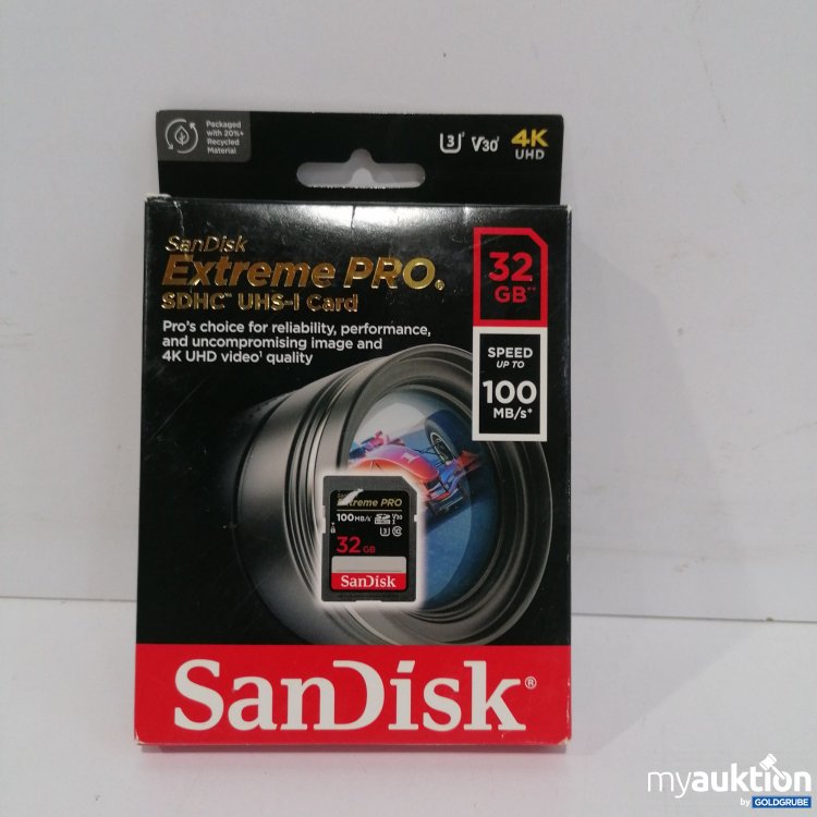 Artikel Nr. 399879: San Disk Extreme Pro SDHC UHS I Card