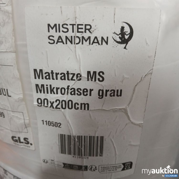 Artikel Nr. 441879: MISTER SANDMAN Matratze MS Mikrofaser grau 90x200 cm