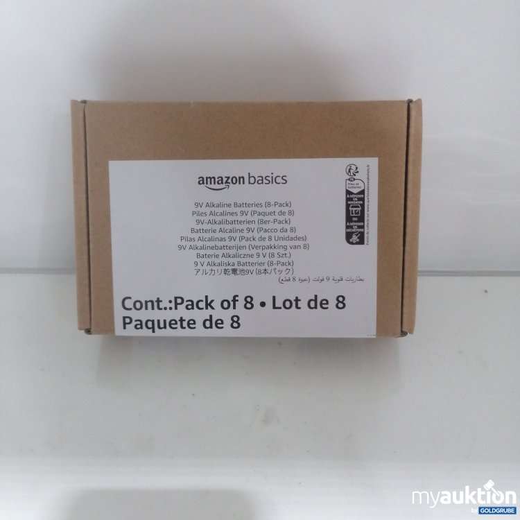 Artikel Nr. 768879 Artikel Nr. 768879: Amazonbasics 9V Batteries 8 Stück