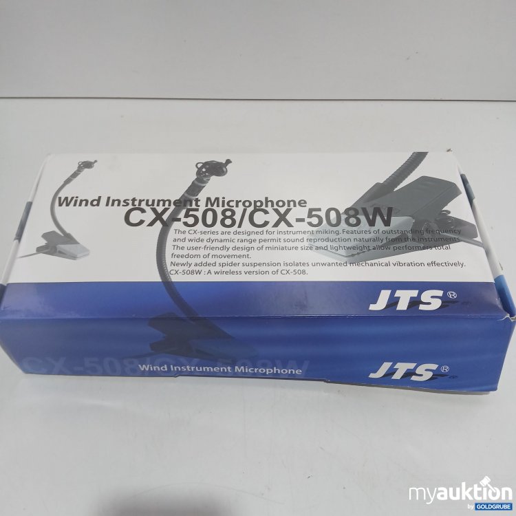 Artikel Nr. 818879 Artikel Nr. 818879: JTS Wind Instrument Microphone CX-508/CX-508W