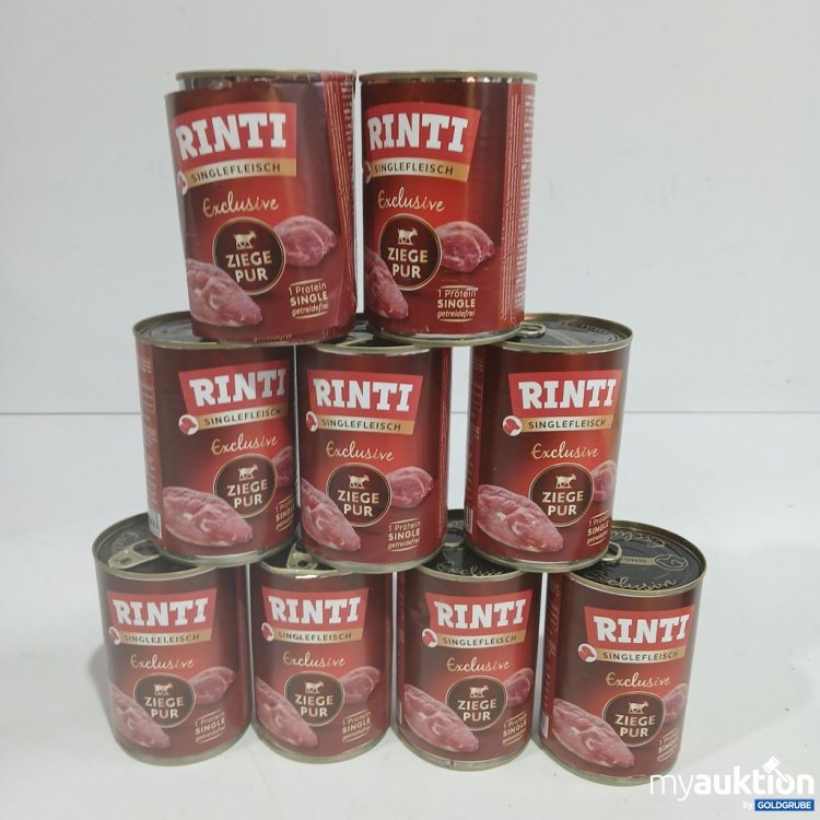 Artikel Nr. 973879 Artikel Nr. 973879: RINTI Singlefleisch Ziege pur 9x400g