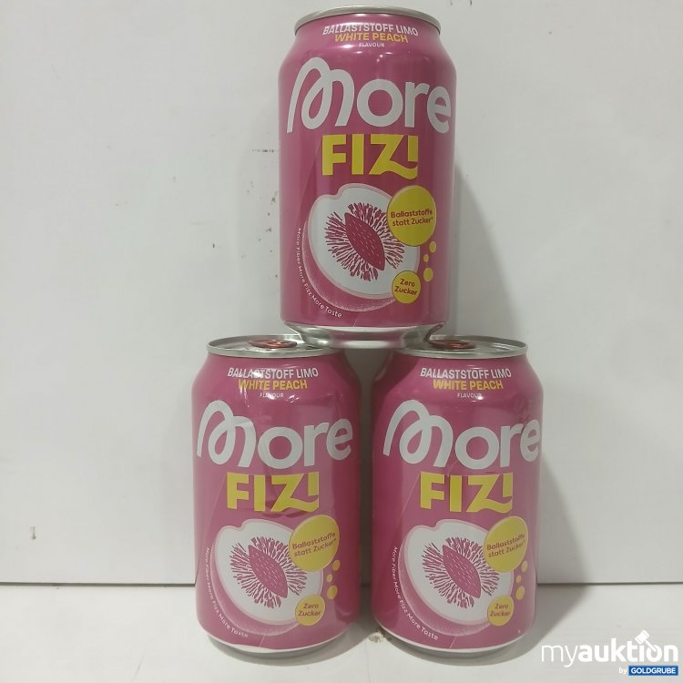 Artikel Nr. 471880: More Fiz! Ballaststoff Limo White Peach 3 x 330ml