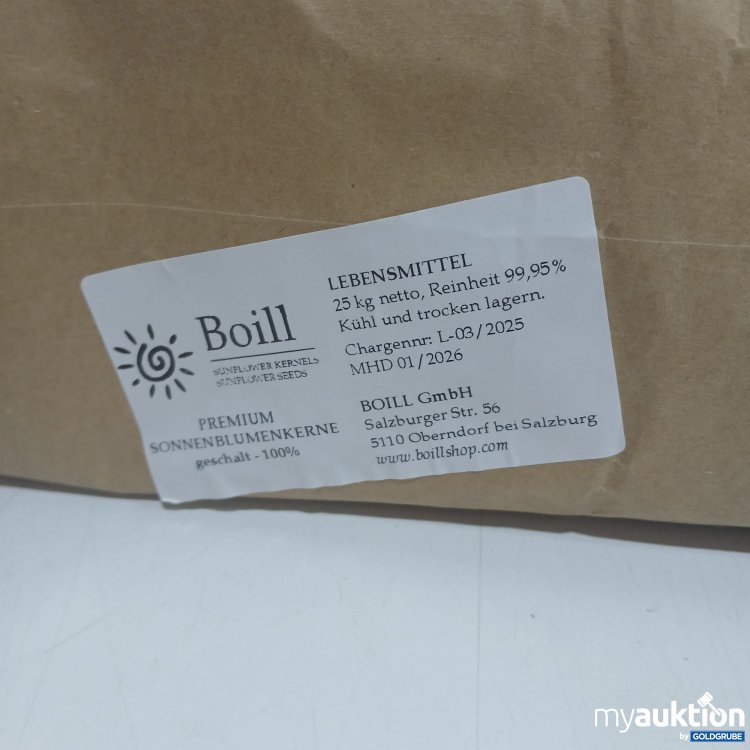 Artikel Nr. 523880: Boill Premium Sonnenblumenkerne geschält, 25kg
