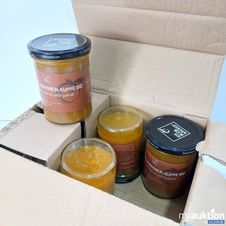 Artikel Nr. 800880 Artikel Nr. 800880: Wacker Kürbis-Maronen-Suppe Bio 5x360ml