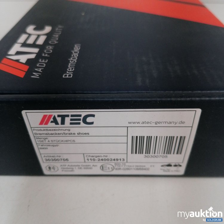 Artikel Nr. 834880: Atec Bremsbacken BMW 30300705