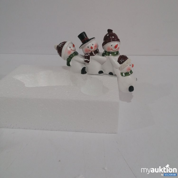 Artikel Nr. 855880 Artikel Nr. 855880: Weihnachtsdeko Schneemänner 13x13cm