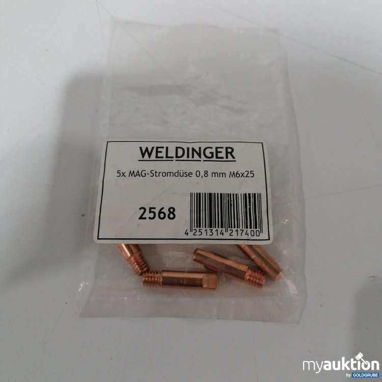 Artikel Nr. 856880 Artikel Nr. 856880: Weldinger 5x MAG Stromdüse 0.8mm M6x25