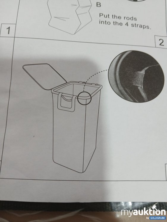 Artikel Nr. 962880: ASSEMBLY Waschkorb Schwarz 