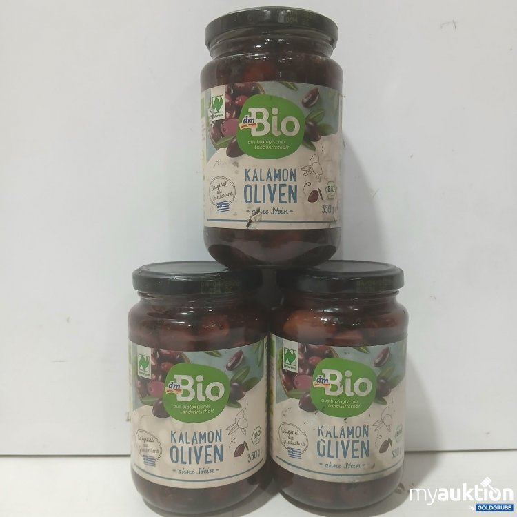 Artikel Nr. 471881: dmBio Kalamon Oliven ohne Stein 3 x 350 g