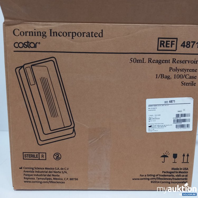 Artikel Nr. 814881: Costar Corning Incorüorated 4871, 50ml Reagent Reservoir, 100 Stk.