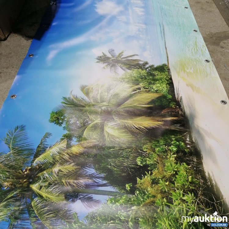 Artikel Nr. 898881: Plakat Palmen, Meer Strand ca 205cm 2Stk