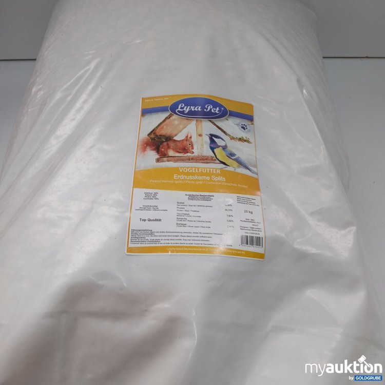 Artikel Nr. 951881: Lyra Pet Vogelfutter Erdnusskerne Splits 25Kg