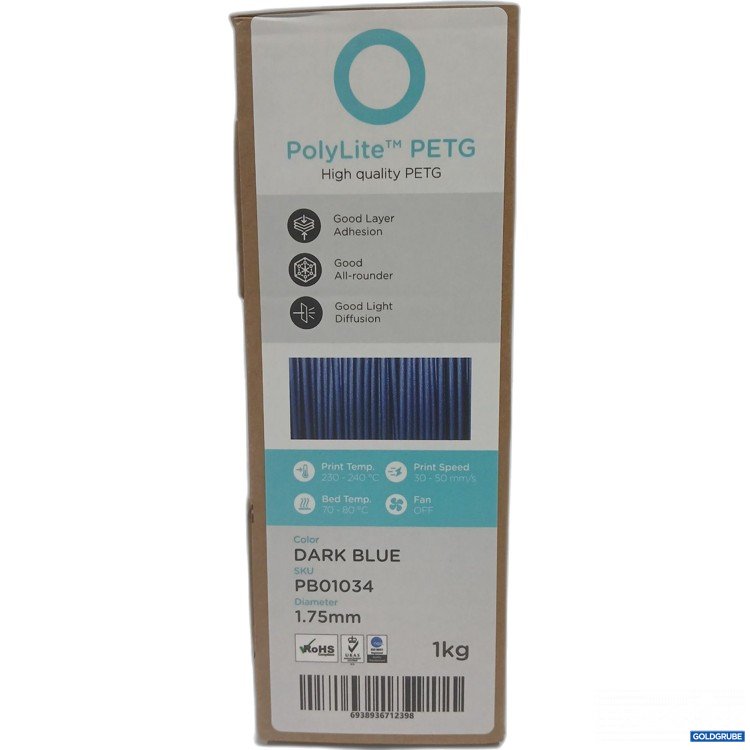 Artikel Nr. 978881 Artikel Nr. 978881: PolyLite PETG 3D Printer Filament 1,75mm 1kg dark blue