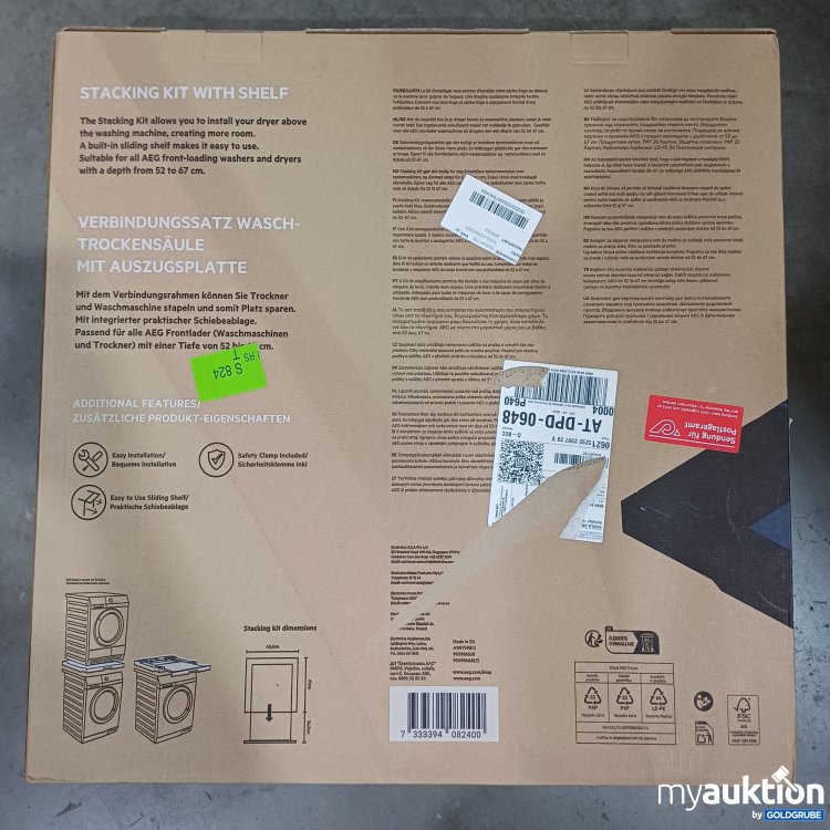 Artikel Nr. 986881: AEG Trockensäule mit Auszugsplatte 60,5x61cm