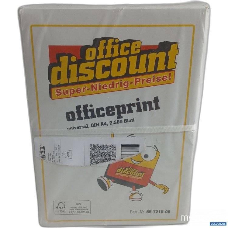 Artikel Nr. 992881 Artikel Nr. 992881: Office Discount Kopierpapier A4 2500Sheets