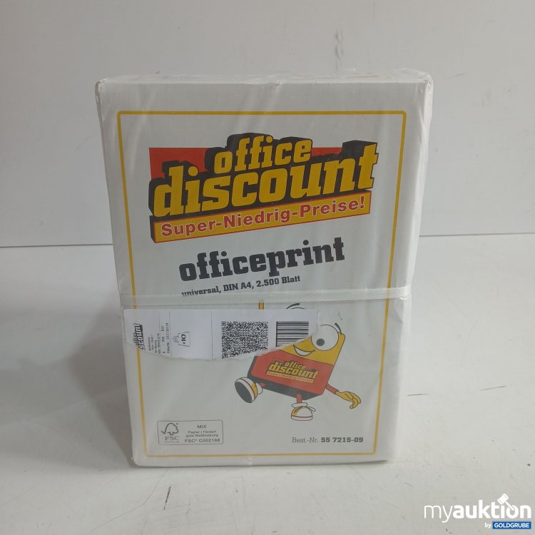 Artikel Nr. 992881 Artikel Nr. 992881: Office Discount Kopierpapier A4 2500Sheets