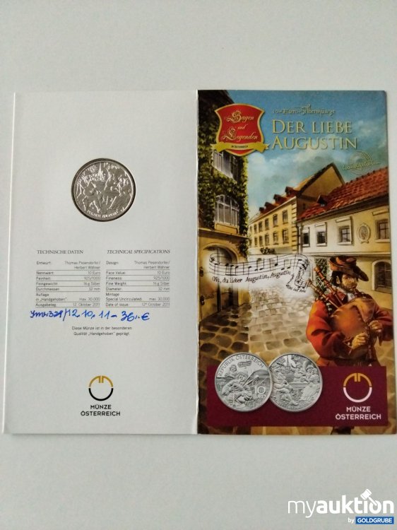 Artikel Nr. 396882 Artikel Nr. 396882: 10 Euro Silbermünze