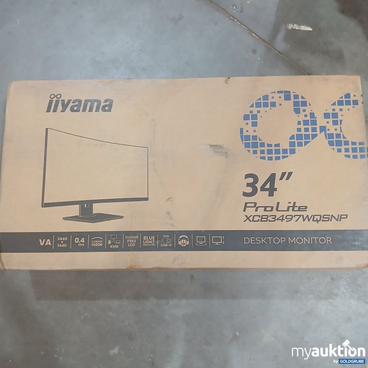 Artikel Nr. 445882: Iiyama Desktop Monitor 34" ProLite XCB3497WQSNP 