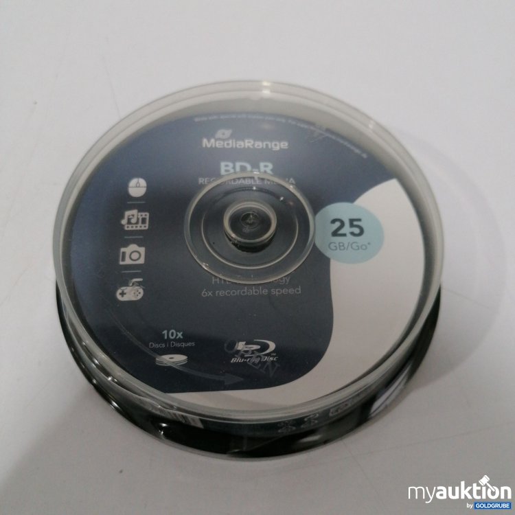Artikel Nr. 856882 Artikel Nr. 856882: Media Range BD-R Recordable Media 25GB