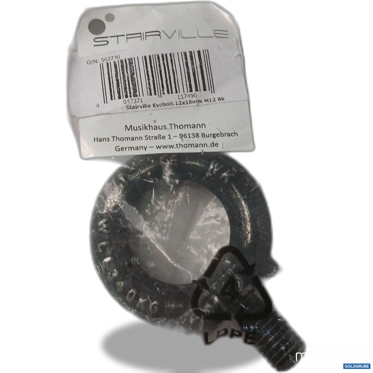 Artikel Nr. 982882 Artikel Nr. 982882: Starville Ringschraube 12×18mm M12 Bk