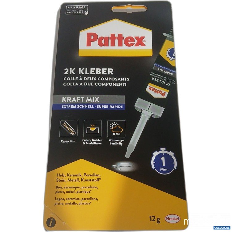 Artikel Nr. 998882 Artikel Nr. 998882: Pattex 2K Kleber 12g