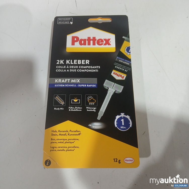Artikel Nr. 998882 Artikel Nr. 998882: Pattex 2K Kleber 12g