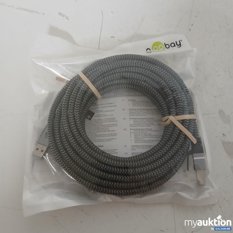 Artikel Nr. 360883: Goobay USB-A to RJ45 Ethernet Cable 5m 70692